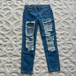 Fashion Nova Ripped Jeans